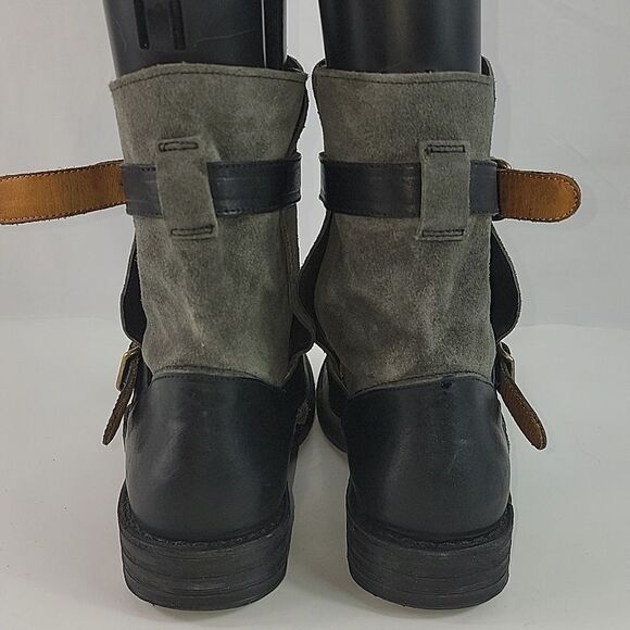 Fiorentini + Baker Eternity Suede Leather Strappy Boots - Picture 5 of 14